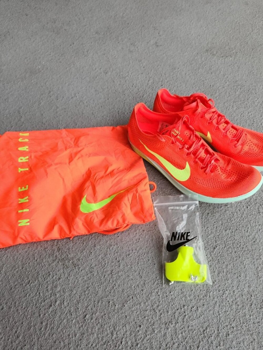 Nike ZoomX Dragonfly 2 Track Bright Crimson FD8413-600 SPIKE BAG Sz 11 US NEW